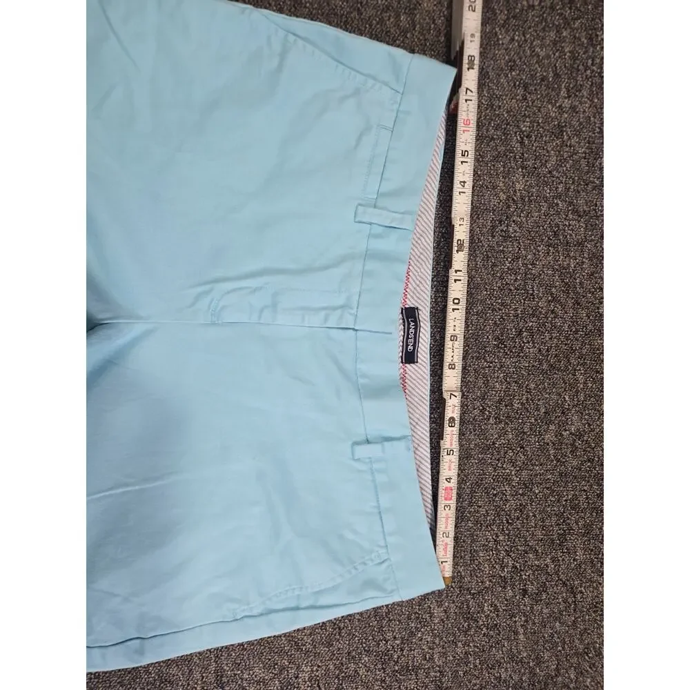 Lands End Mens Short 36 Inch Light Blue
